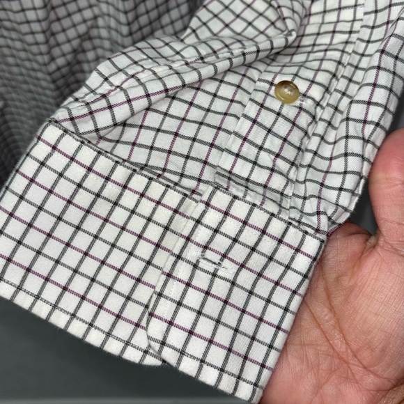 Men's cream Checkered Shirt - Picture 7 of 7